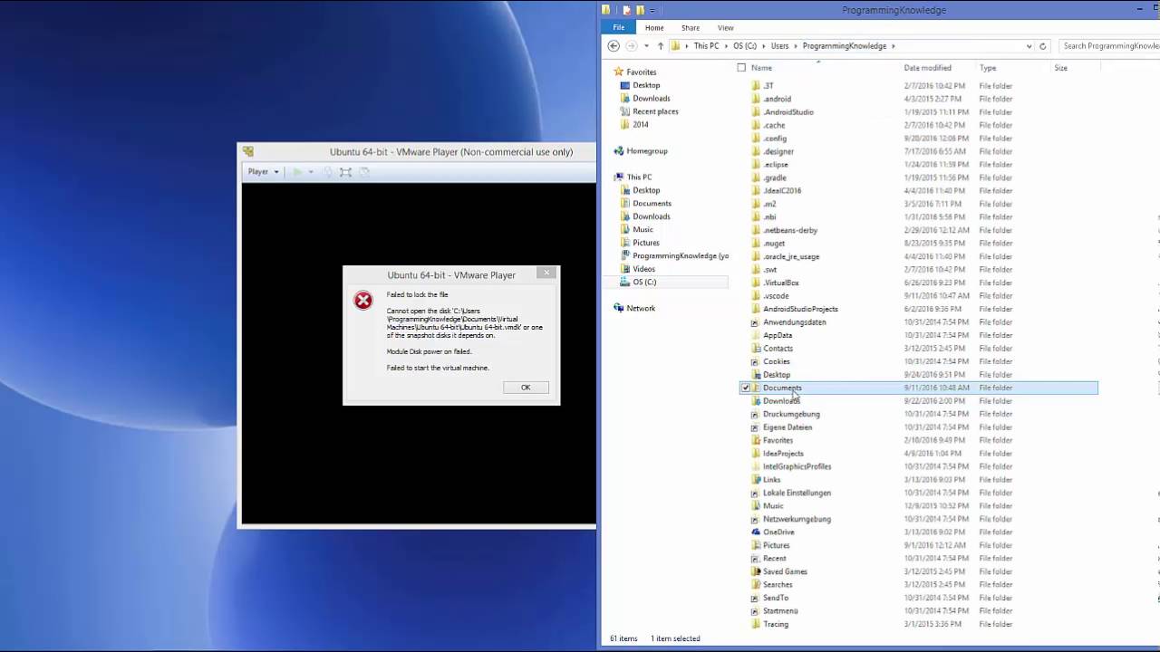open vmdk file in windows